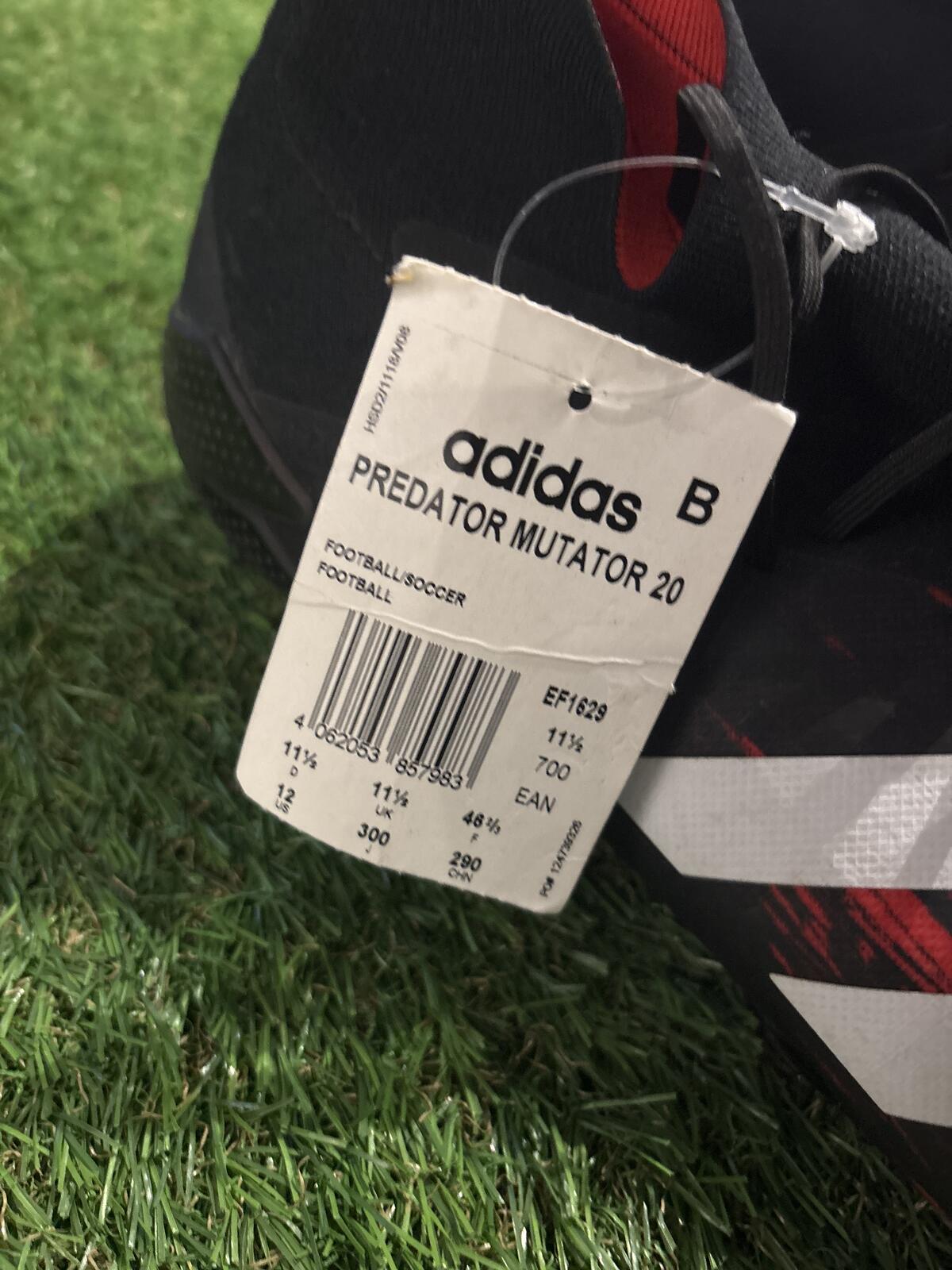 New Adidas Predator Mutator 20 Football Boots UK 11.5