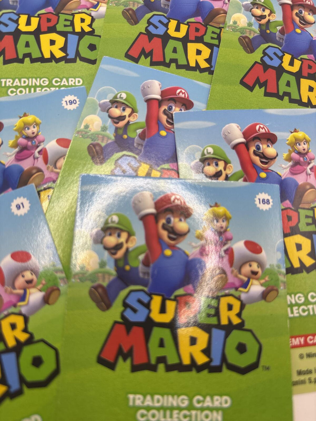 27 x Super Mario Trading Card Collection - Various Characters and Items