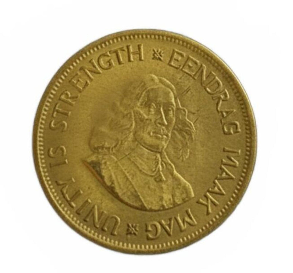 Various 1961 South African 1-Cent Brass Coin