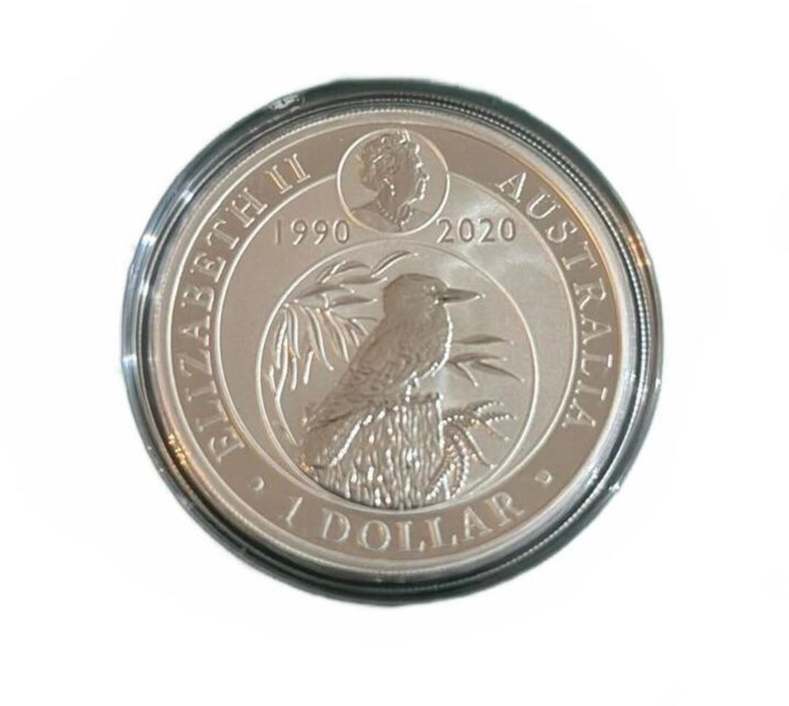 2020 Australian Kookaburra 30th Anniversary 1 oz Silver Proof Coin
