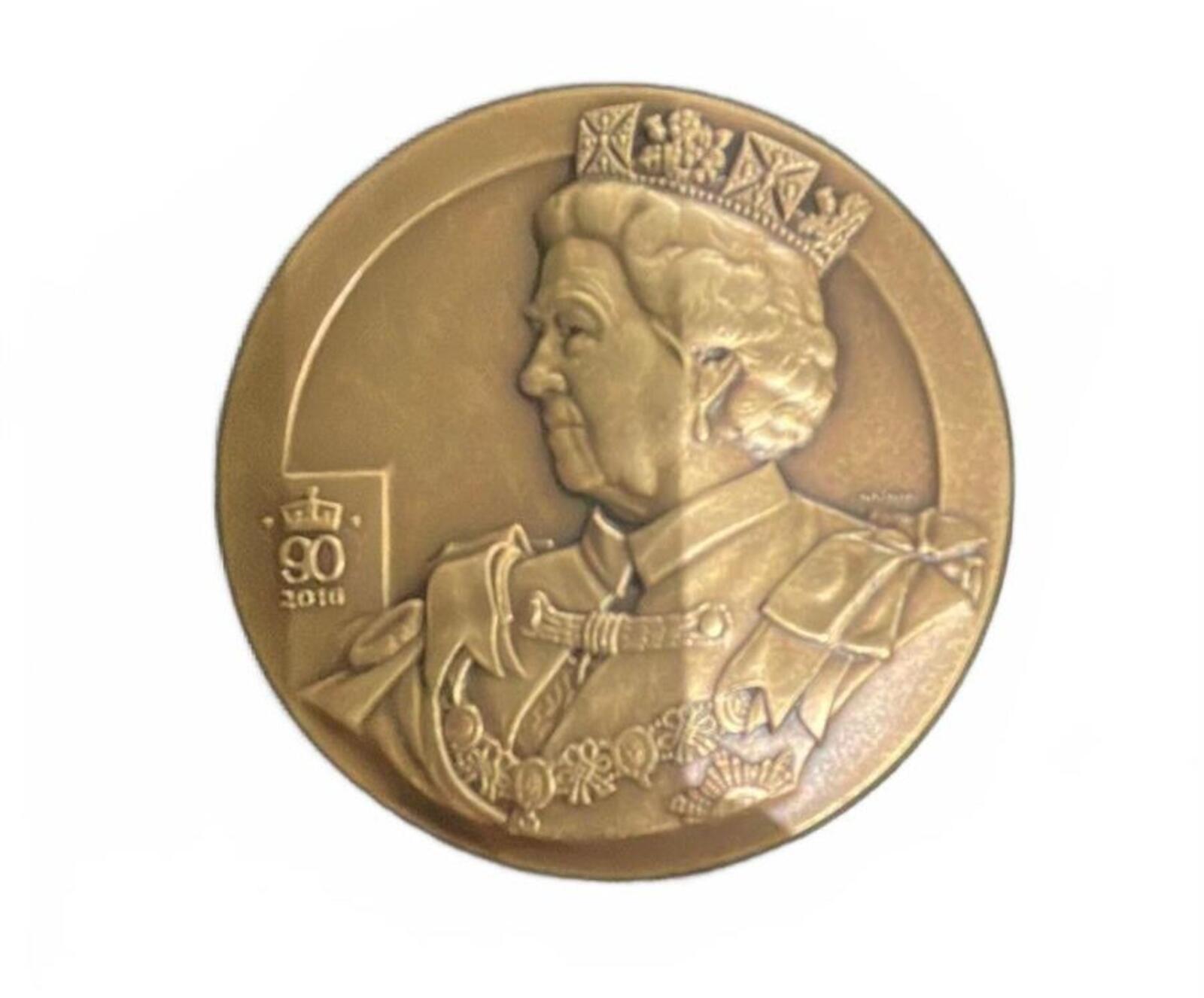 H.M. Queen Elizabeth II 90th Birthday Charity Medal Bronze 2016