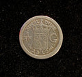 1910 Dutch East Indies 1/10 Gulden Silver Coin