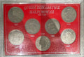 Queen Elizabeth II Half Crowns Silver Coin Set 1961-1967