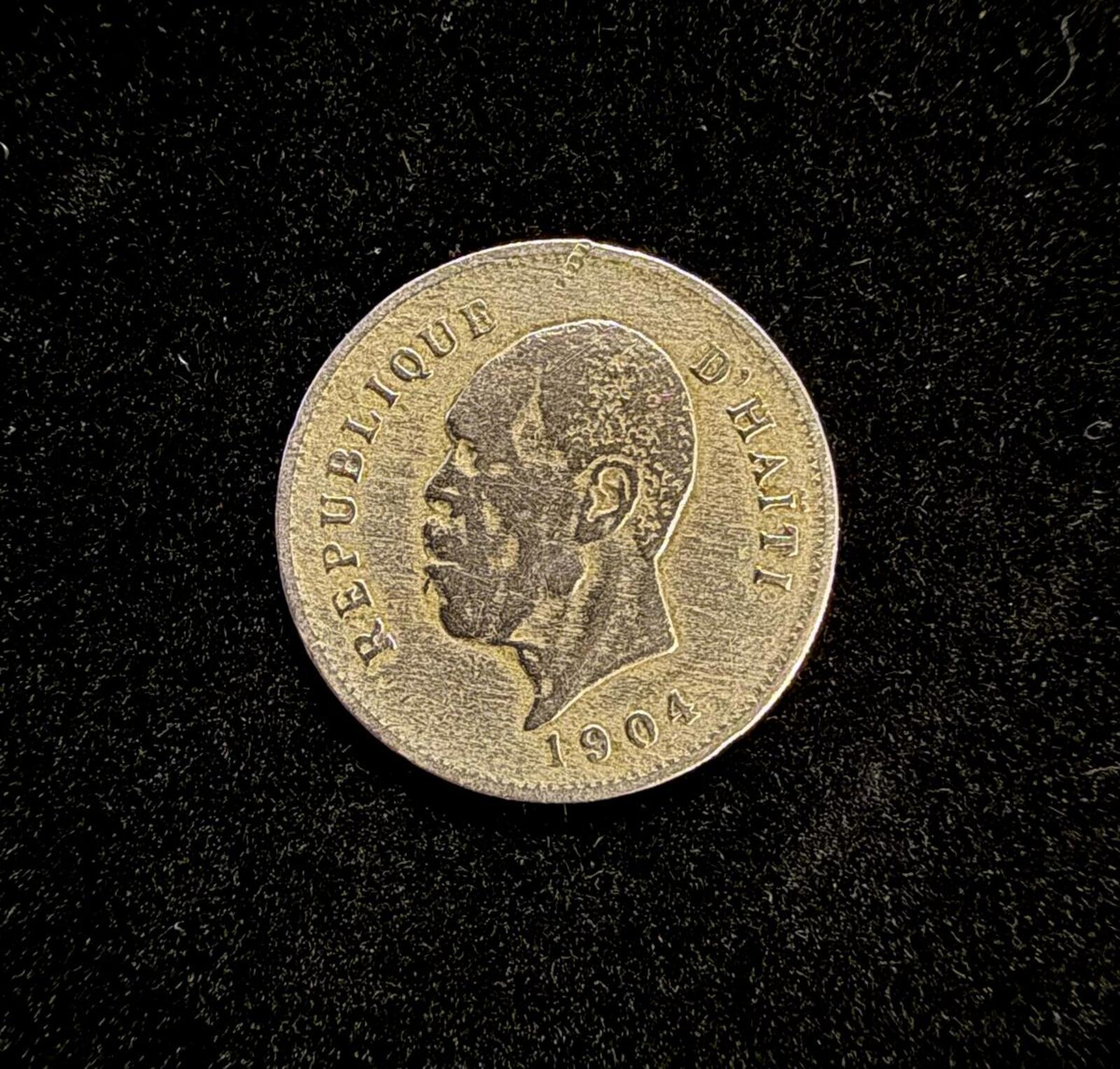 Haiti 5 Centimes 1904 Coin - République d’Haïti