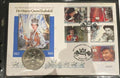 Royal Mint 1993 five Pound Coin Stamp Set - 40th Queen Elizabeth II's Coronation