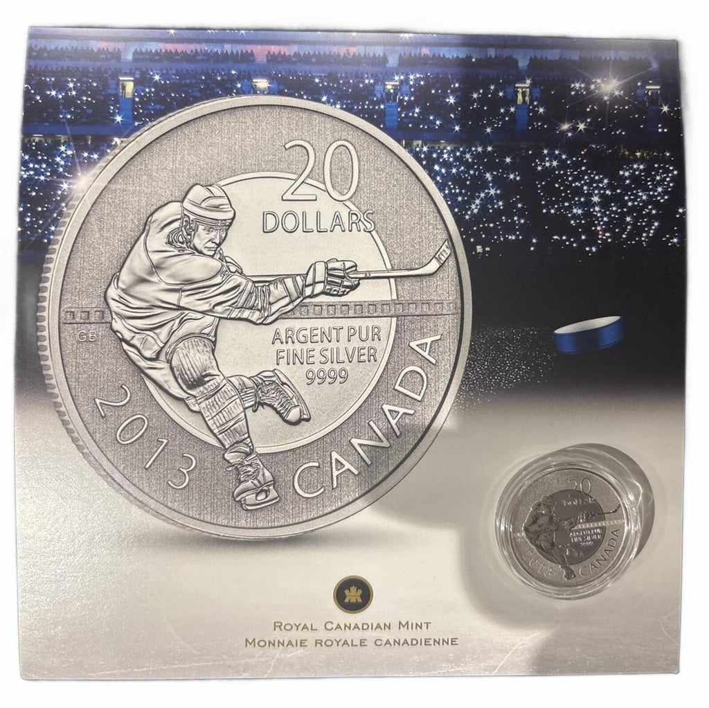 2013 Canadian $20 Fine Silver Hockey Coin