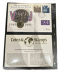 50th Anniversary VJ Day Commemorative Coin Cover 1995
