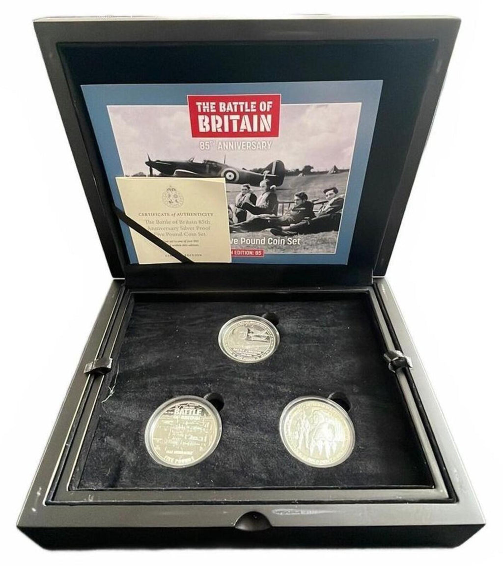Battle of Britain 85th Anniversary Silver Proof Five Pound Coin Set 2025