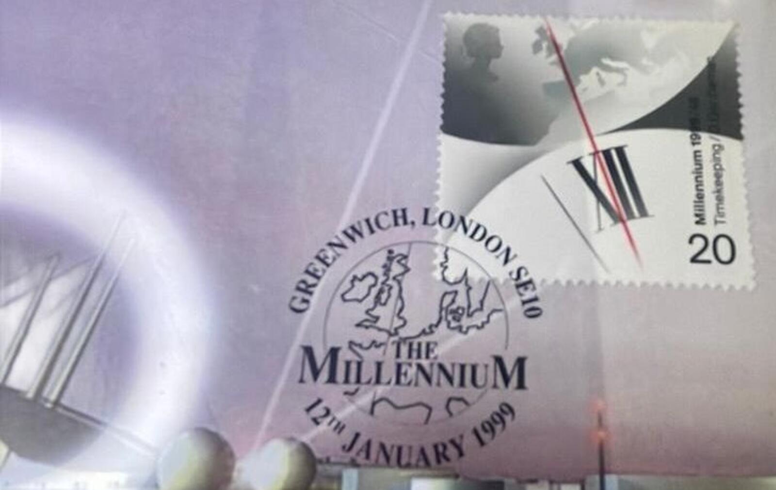 Great Britain Millennium One Penny Coin First Day Cover 1999