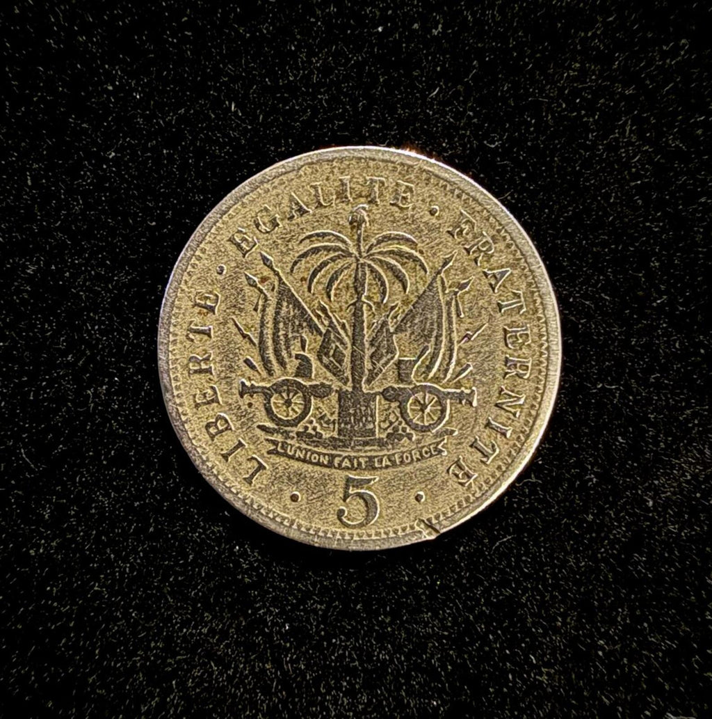 Haiti 5 Centimes 1904 Coin - République d’Haïti