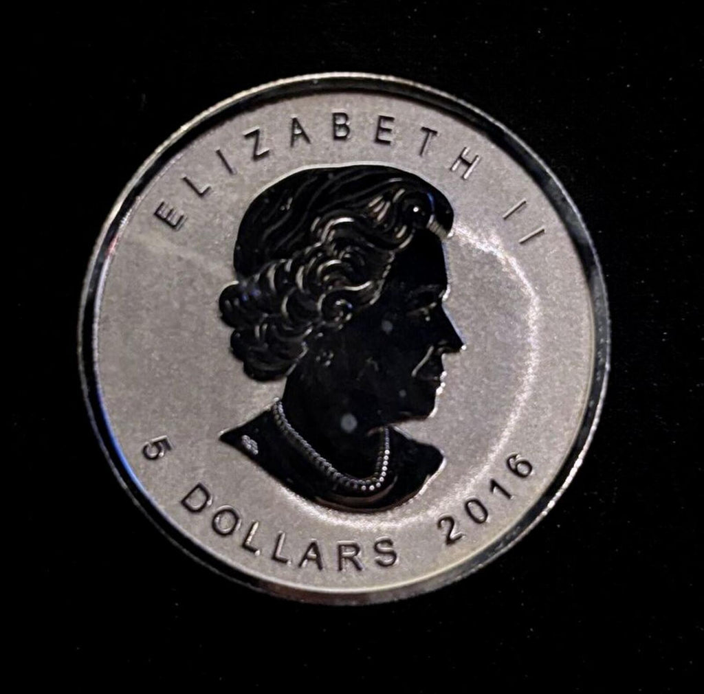 2016 Canada 1 oz Silver Maple Leaf $5 Coin Bigfoot Privy