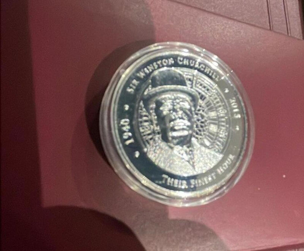 2015 Sir Winston Churchill Battle of Britain Commemorative Bronze Proof Coin