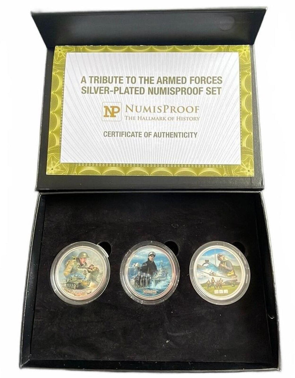NumisProof Tribute to the Armed Forces Silver-Plated NumisProof Set