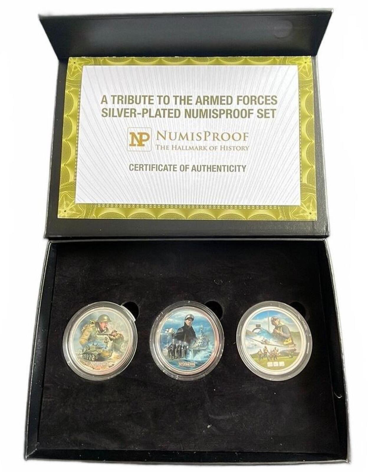 NumisProof Tribute to the Armed Forces Silver-Plated NumisProof Set