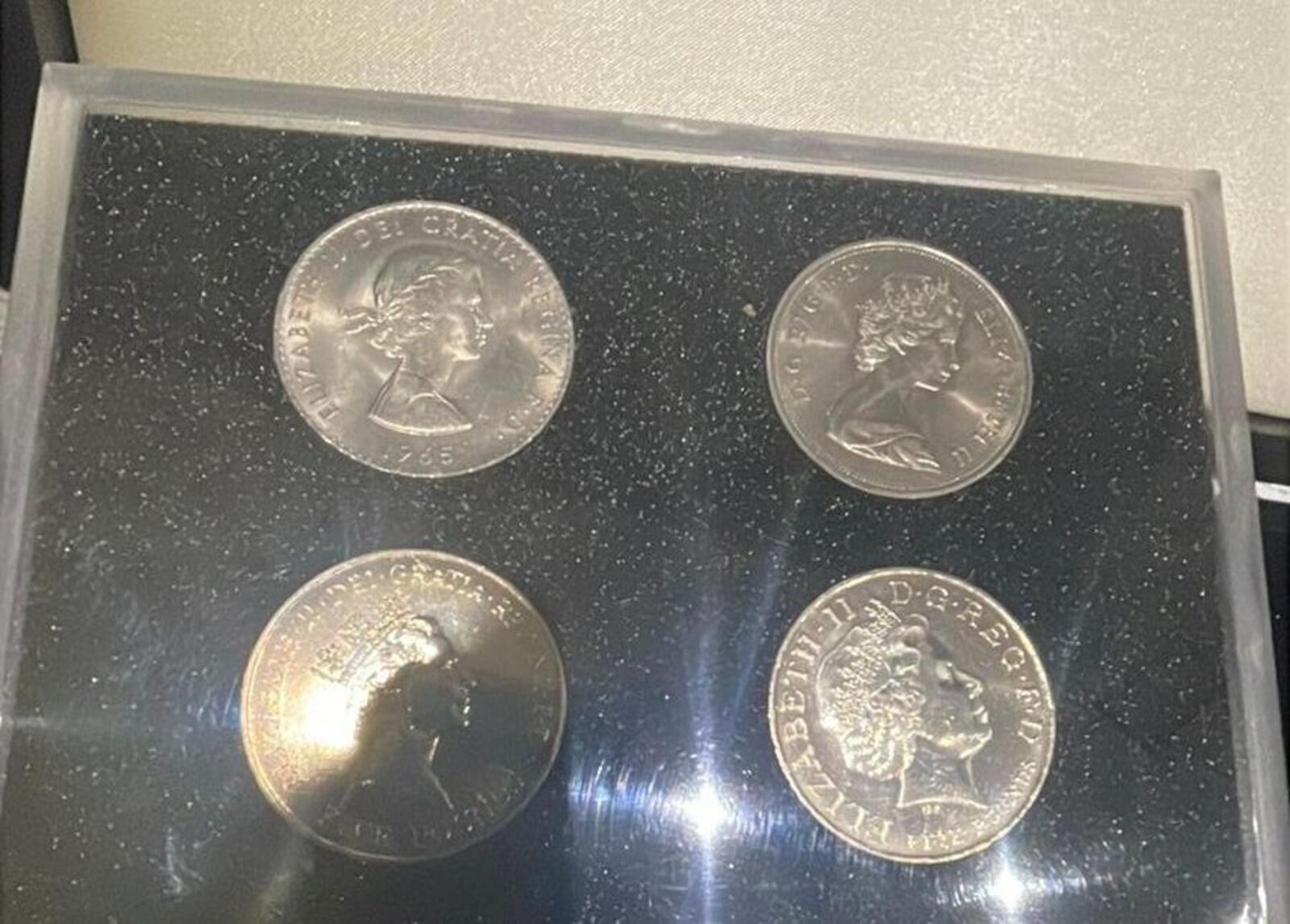 Westminster 1965 Silver Plate Coin Set