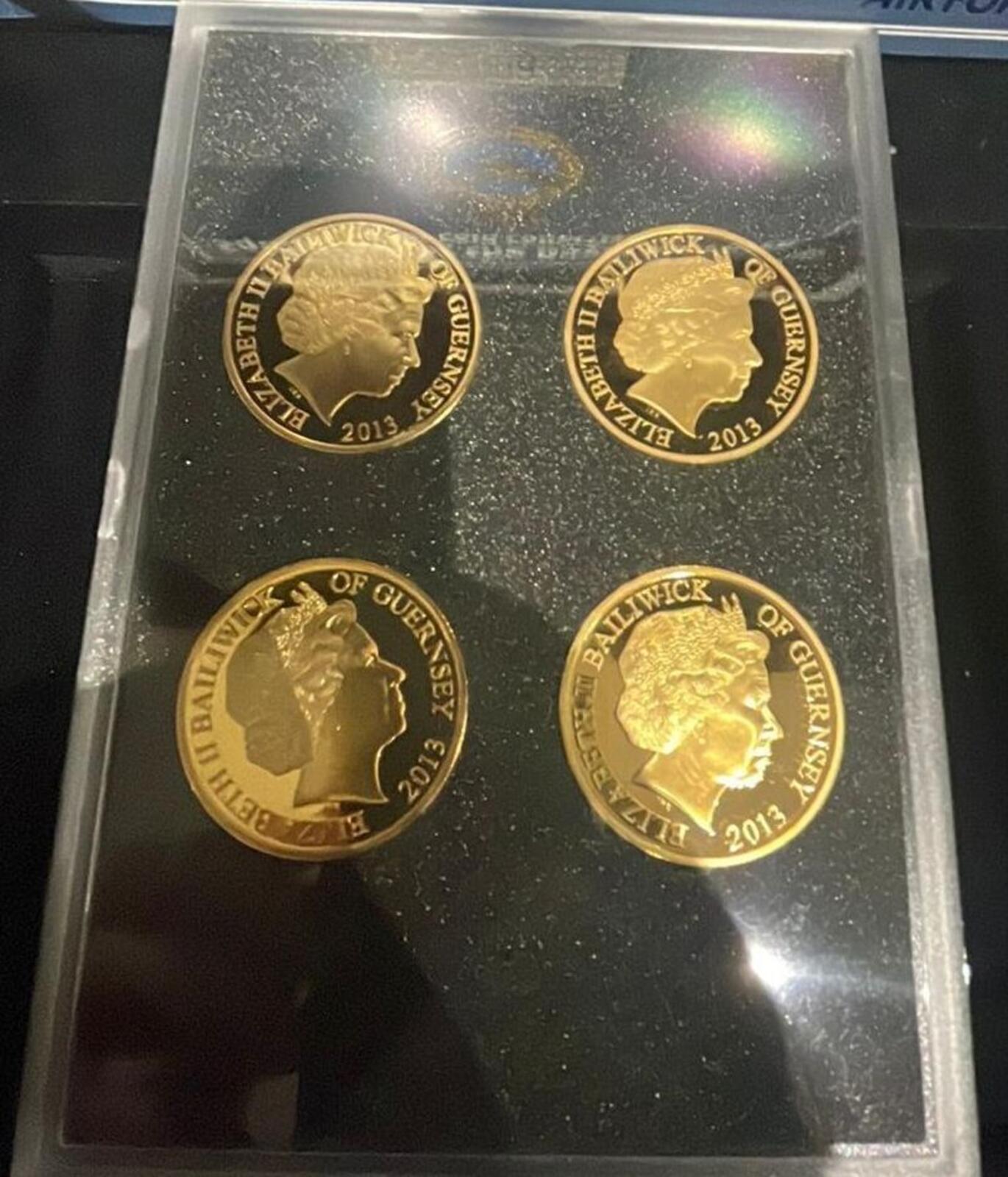 Squadrons of the Royal Air Force Four Coin Numismatic Collection